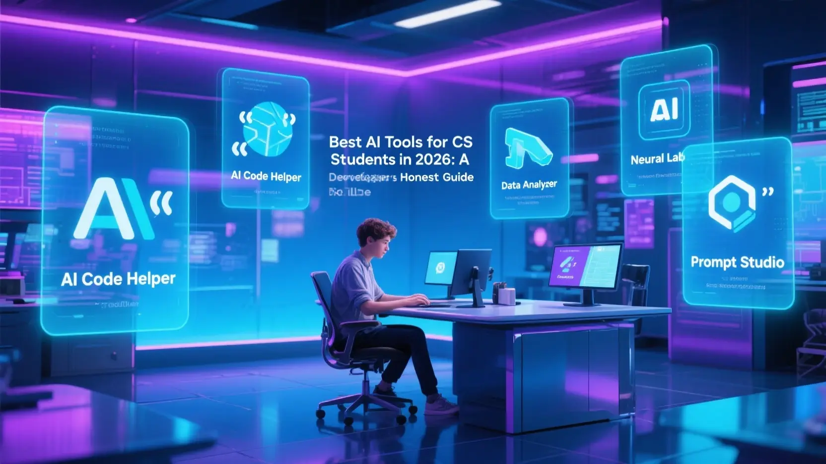 Comparison of best AI tools for CS students in 2026 including GitHub Copilot, ChatGPT, and Claude